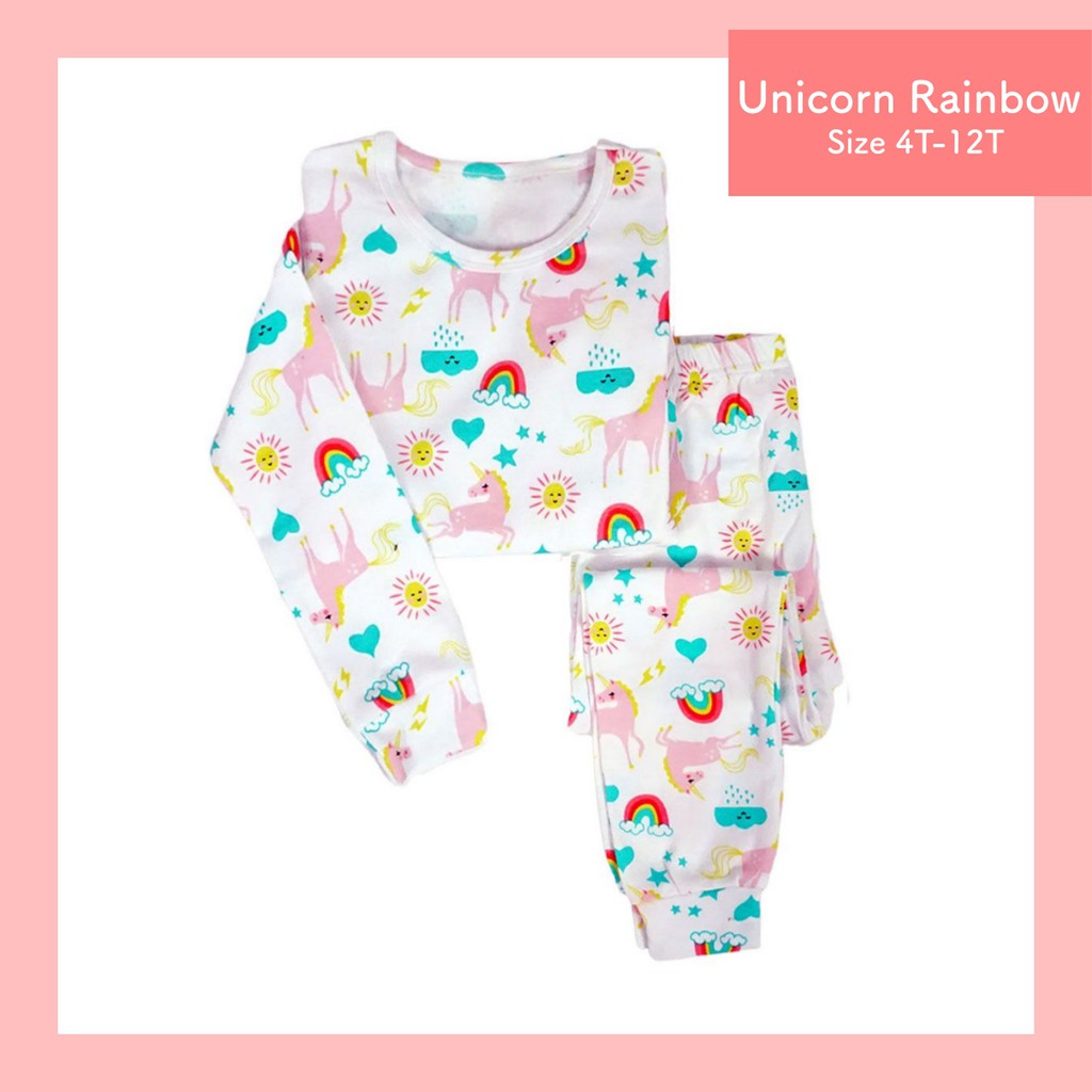 Baju Tidur Unicorn Lengan Panjang BAJUKU Baju Tidur Unicorn Lengan Panjang BAJUKU