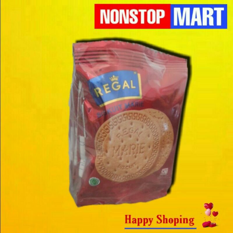 

REGAL Marie Biskuit renceng isi 10 pcs @12gr