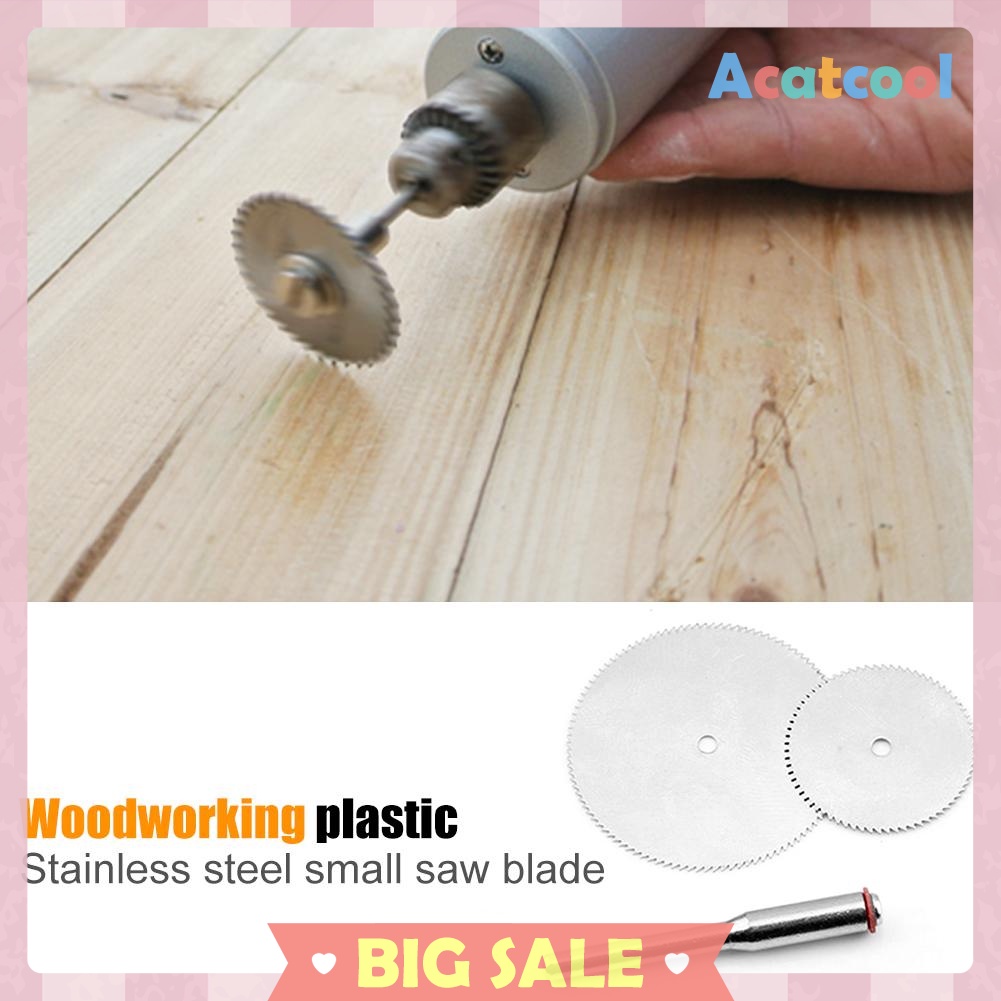 10pcs Woodworking Round Saw Blades Wood Polishing Disc Rotary Cutting Tool