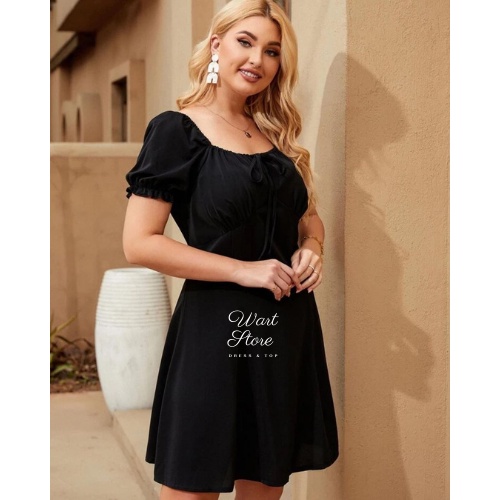 NEVA Dress Wanita Korea Bodycon Maxi Casual Pesta Party Style Jumbo Size sabrina - Wart_Store
