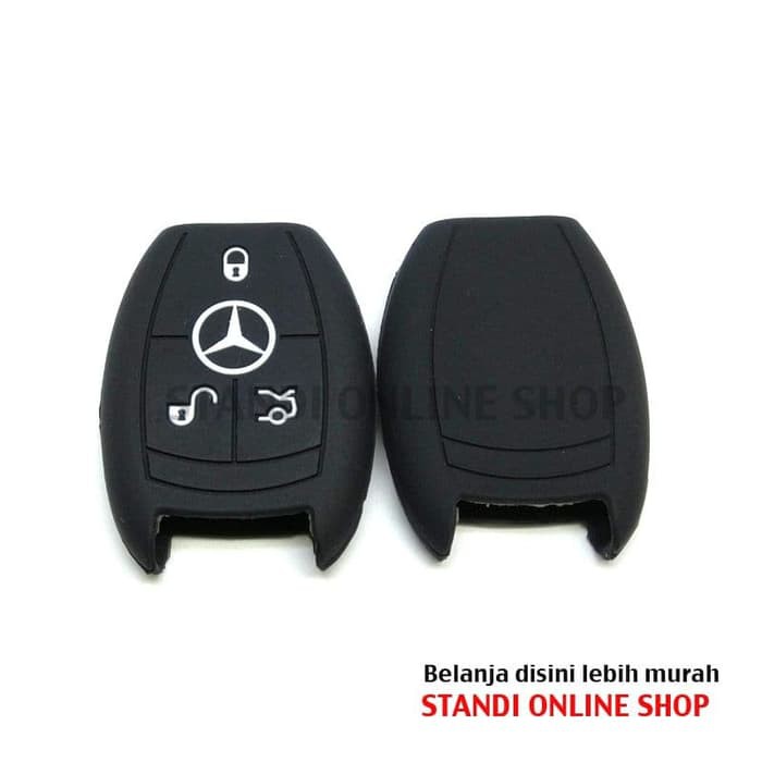 Kondom Kunci Silikon Remote Cover Smartkey Mercedes Benz A E S C Class