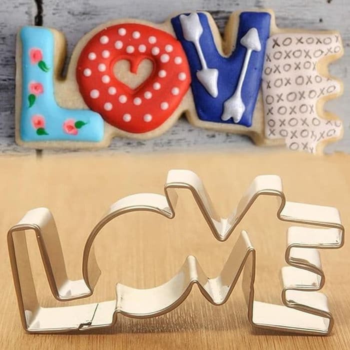 

Spesial - Love Letter Shape Biscuit Mold/Cookies Cutter