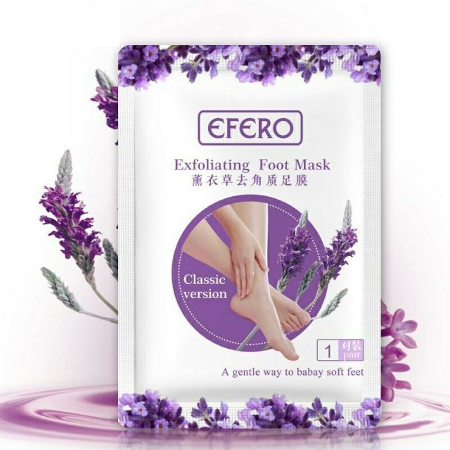 DBEST - [ COD ] EFERO Mask Foot Masker Kaki / Perawatan Kaki Tumit Kering Pecah2 dan Mengelupas Kulit Mati