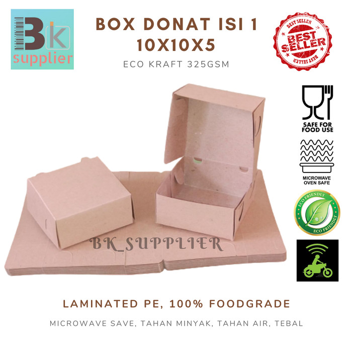 

RS4h7m Box Kraft 10 X 10 1Pcs / Box Dimsum / Box Takoyaki / Box Siomay Hyft7Yt