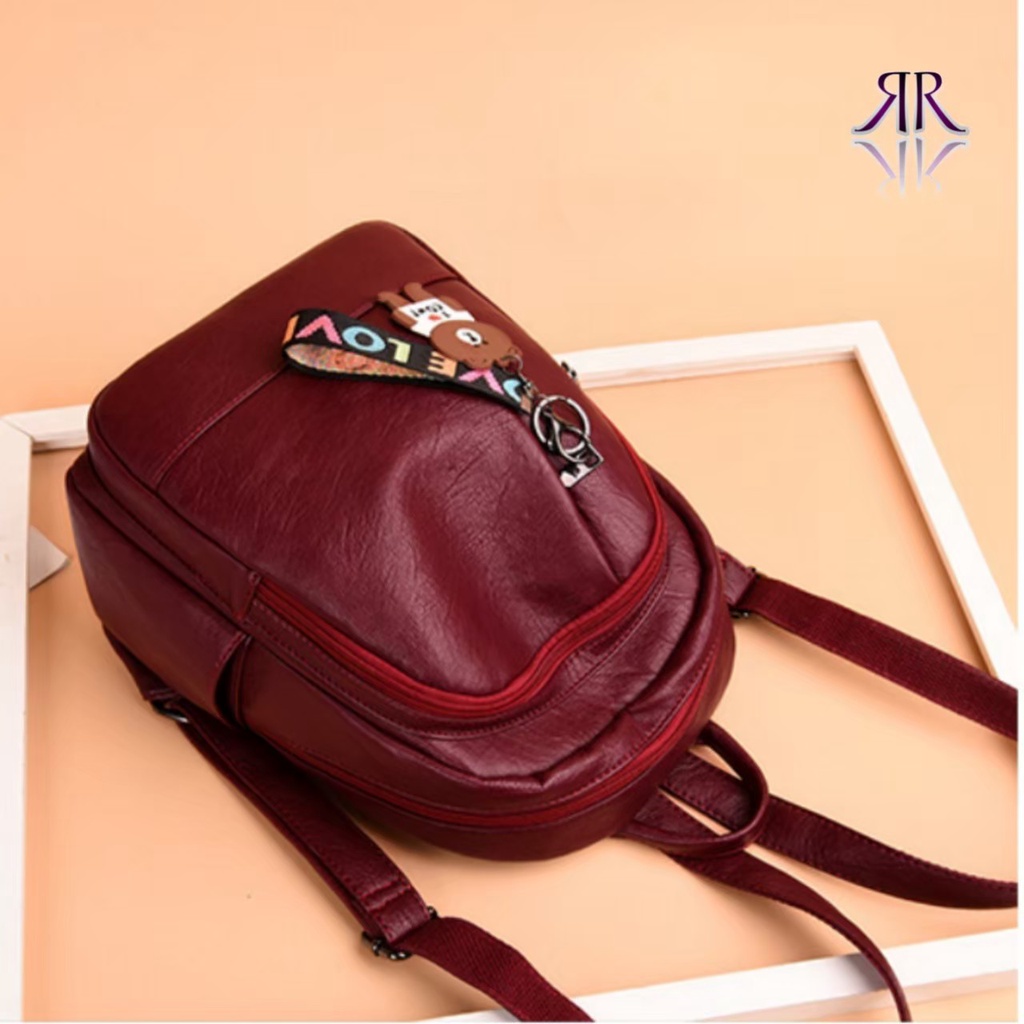 Tas Ransel Korean Style Remaja / Tas Ransel Wanita Dewasa / Tas Ransel Wanita Kuliah / Tas Wanita Traveling / Tas Ransel Kekinian Wanita 2022 / Tas Ransel Korea Style Cewek Kuliah / Tas Ransel Fashion Wanita / Tas Ransel Fashion Korea