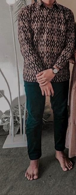 Baju Batik Pria Slimfit Big Size M L Xl Xxl Atasan Kemeja Batik Lengan Panjang Original