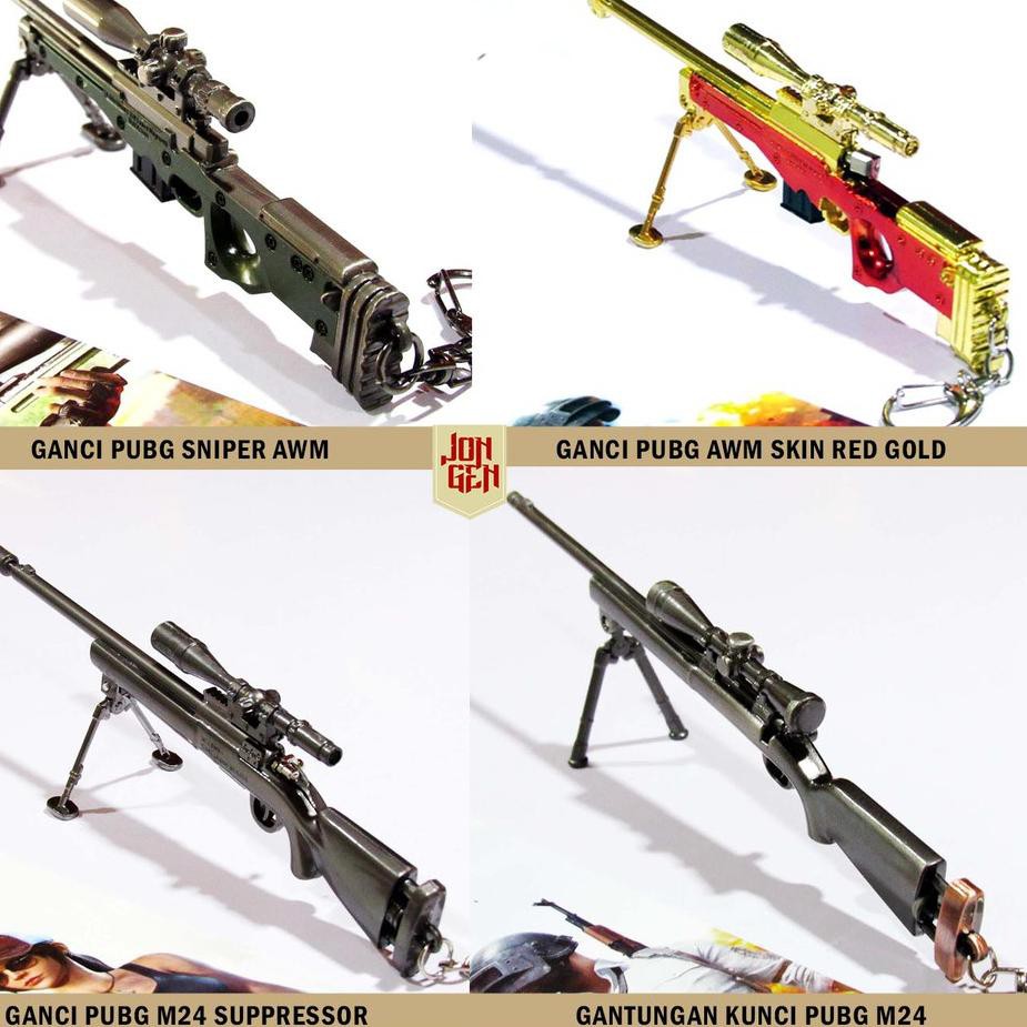 Oke Price Gantungan Kunci Miniatur PUBG 18cm Sniper Awm M24 Suppressor Kar98k Akm Shopee Indonesia
