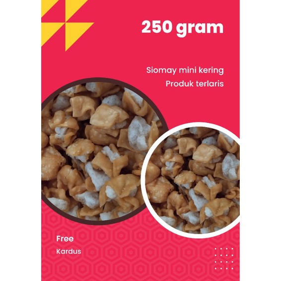 

siomay mini renyah dan gurih isi 250 gram