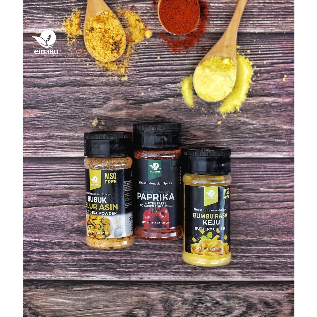 Emaku Bumbu Rempah Dapur Bumbu Tabur non msg Praktis tanpa pengawet
