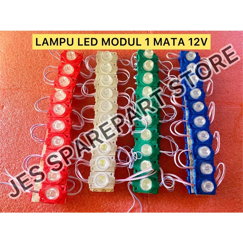 LAMPU LED MODUL 1 MATA 12V