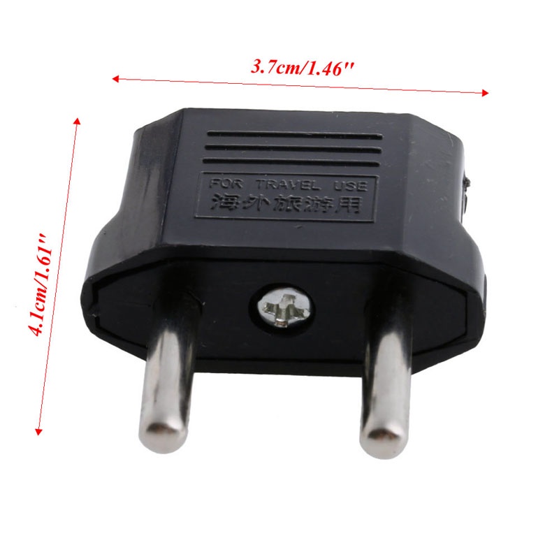 Btsg 10pcs Adapter Konverter Charger Power Plug Us Ke Eu Untuk Travel