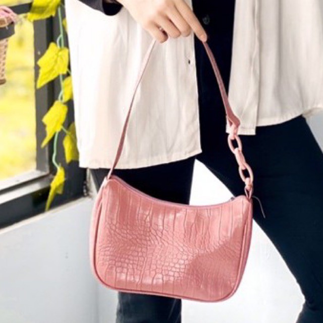 Croco shoulderbag