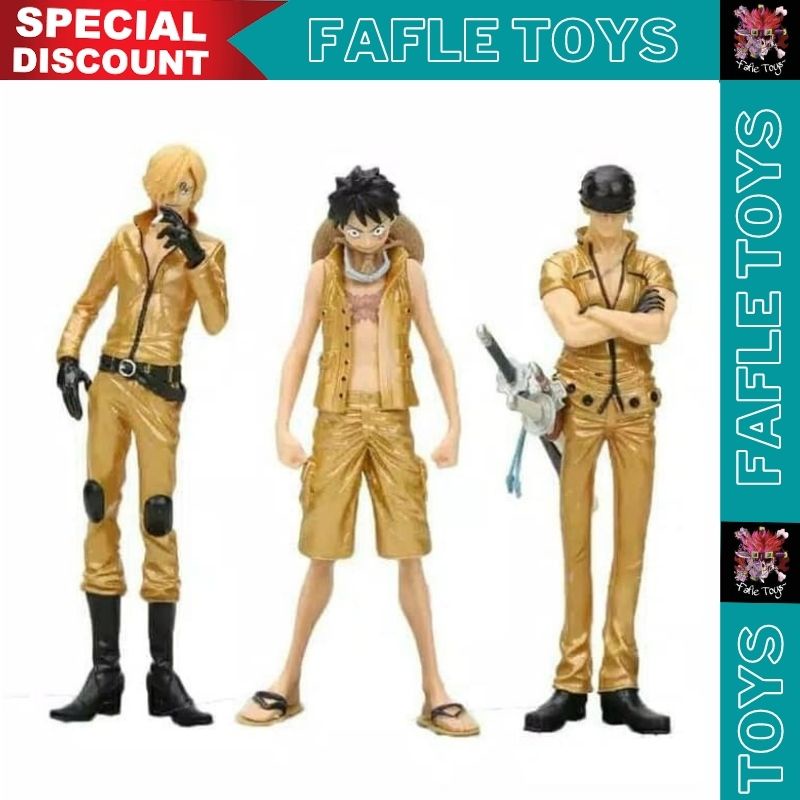 Jual ACTION FIGURE ONE PIECE MUGIWARA LUFFY , RORONOA ZORO , SANJI