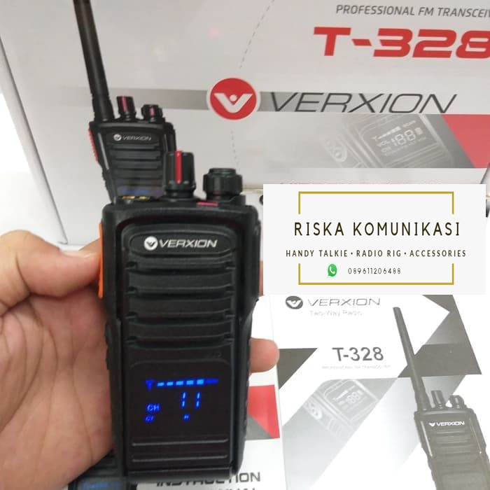 HT VERXION T-328 VHF DIGITAL - HT VERXION T 328 ORIGINAL MURAH