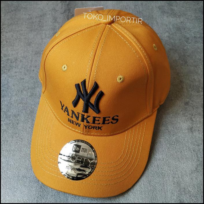 Termurah Topi Ny Yankees Mlb Topi Baseball Pria Import Mirror - Cream