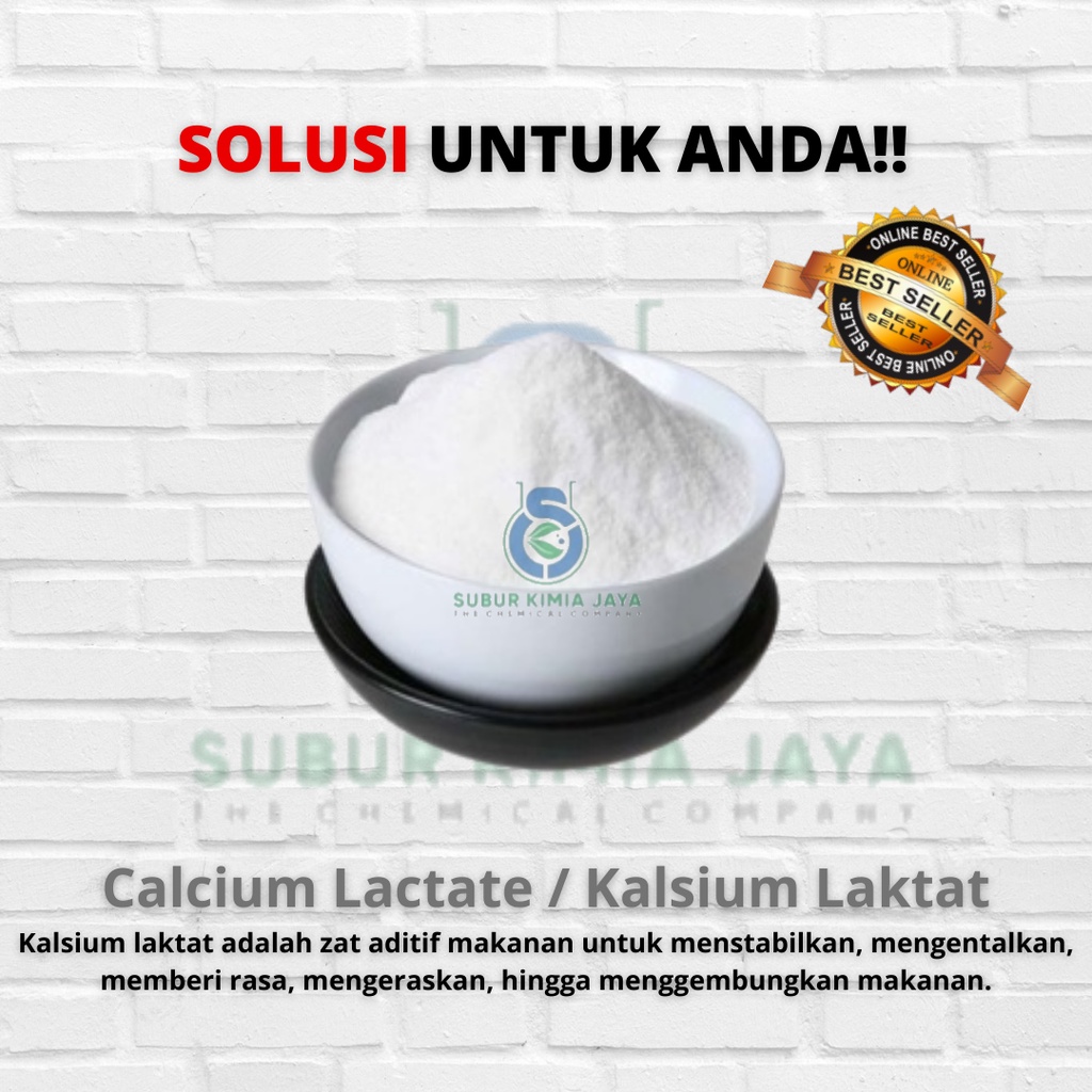 

Kalsium Laktat / Calcium Lactate / Calsium Lactate Food Grade 1 Kg IK3