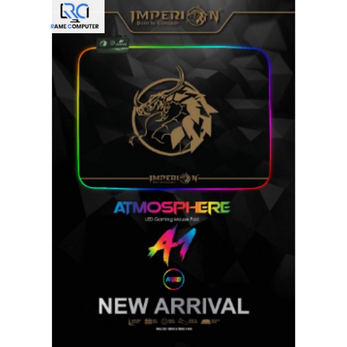 Imperion ATMOSPHERE A1 RGB Gaming MousePad ALAS MOUSE PAD GAMERS