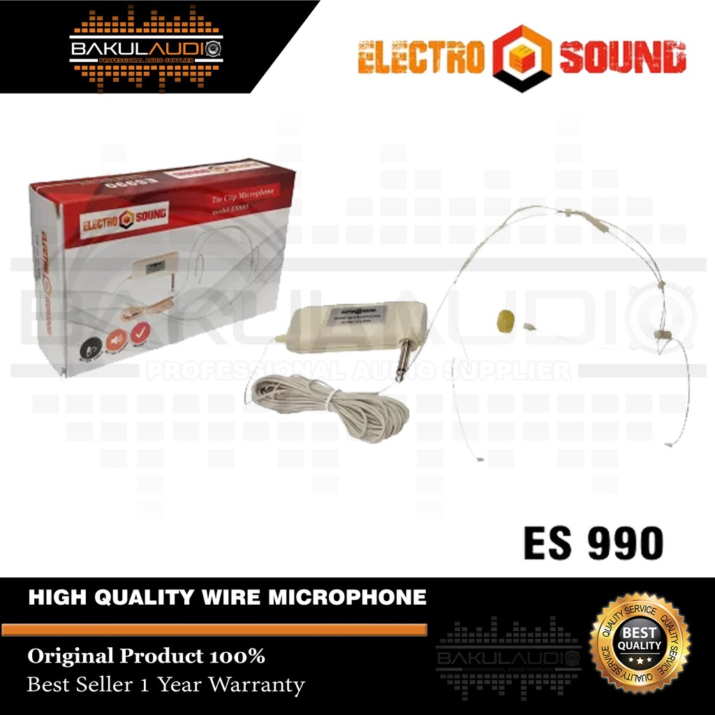 Mic Kabel Headset Lidi Electro Sound ES 990