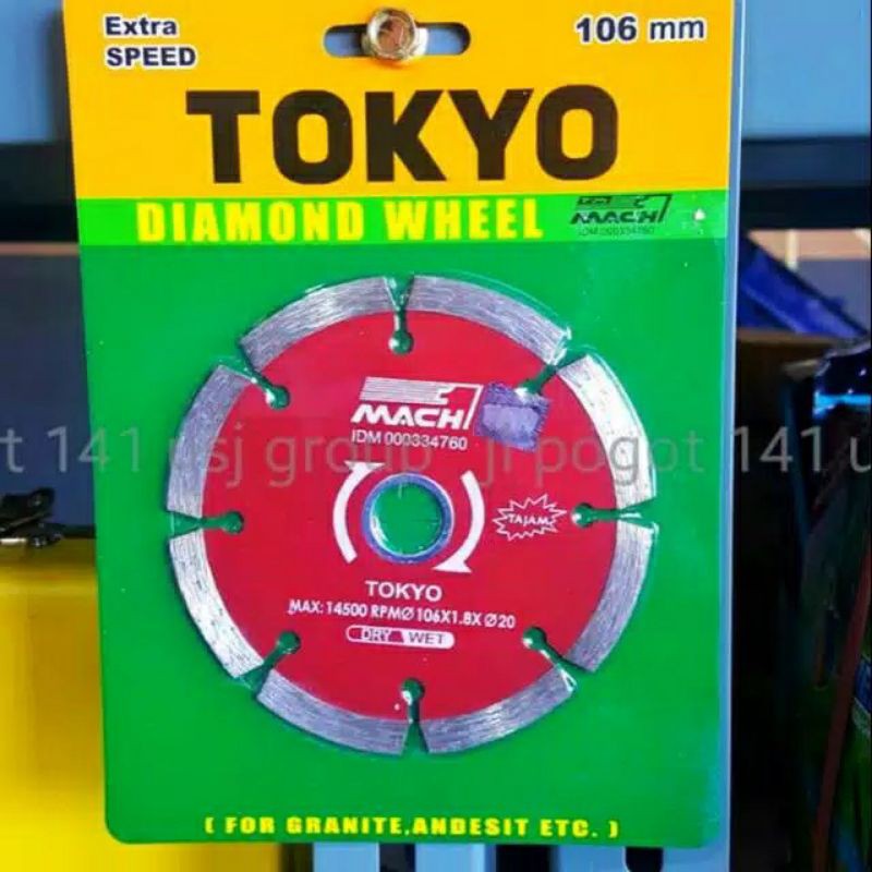 Diamond wheel JAPAN mata gerinda potong granit keramik tulang dll tokyo promo