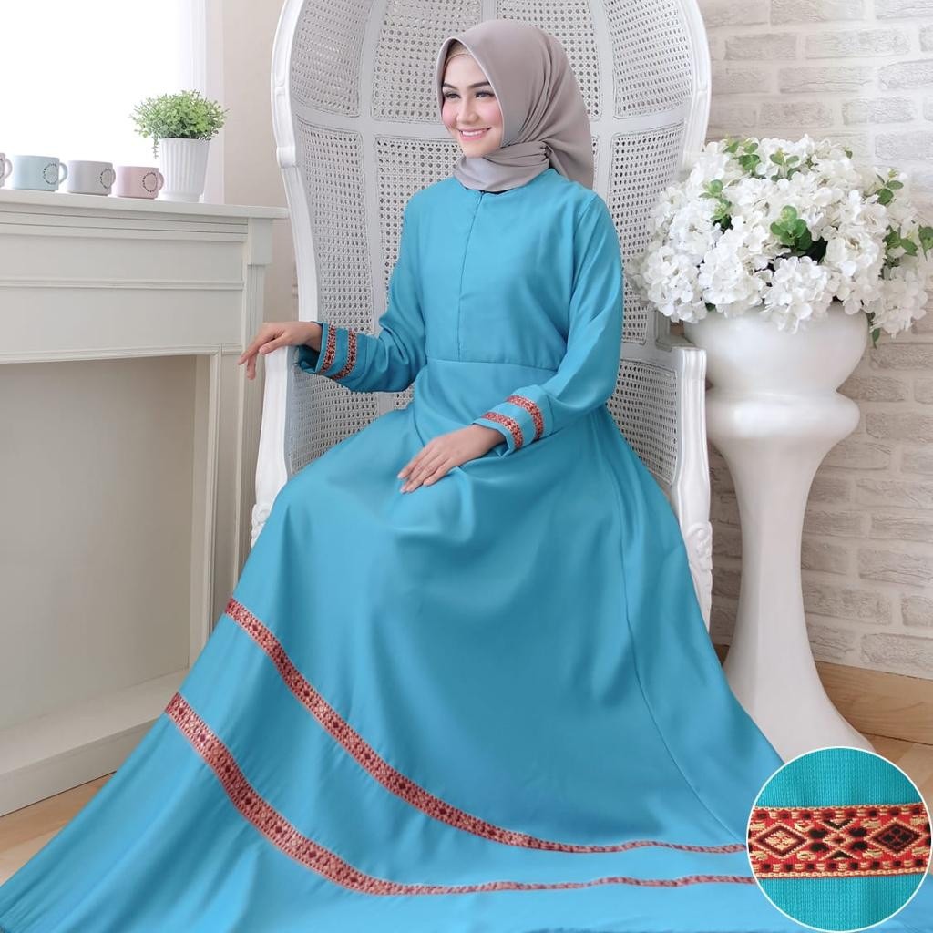 HOPYLOVY - GAMIS MAXI BALOTELLI SONGKET MARLINA