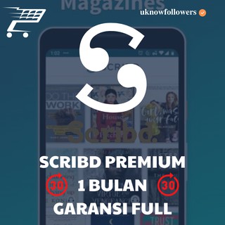 Scribd Premium Unlimited Account Full Garansi