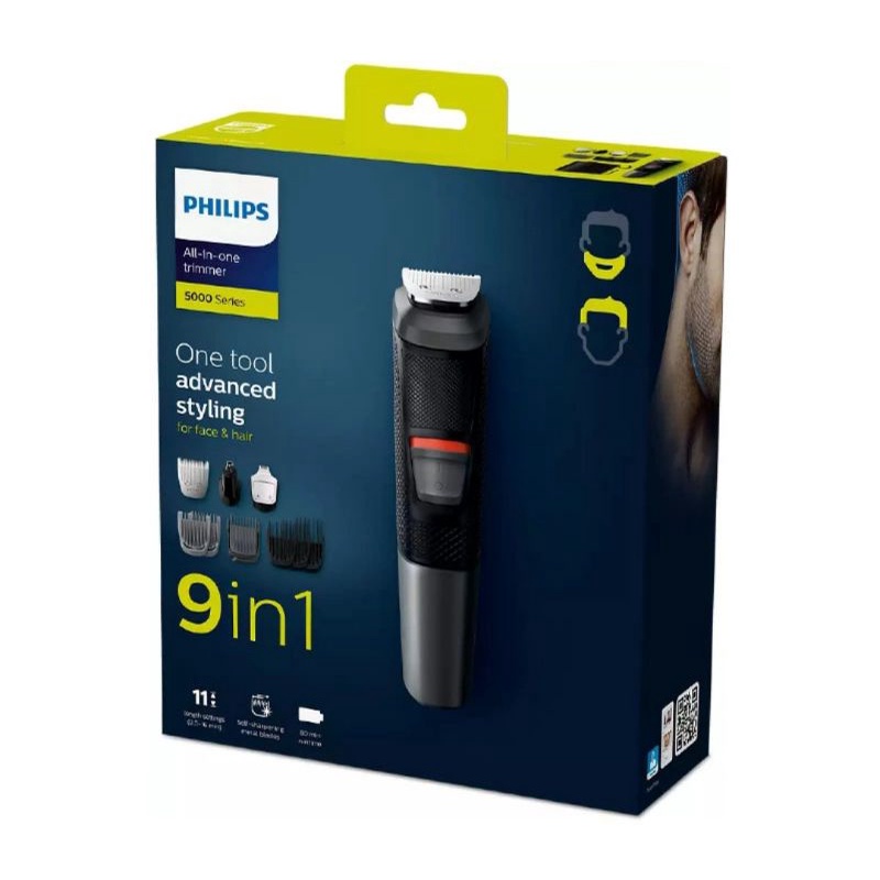 PHILIPS Multigroom MG5720 9in1Alat Mesin Cukur Kumis Jenggot Rambut Philips