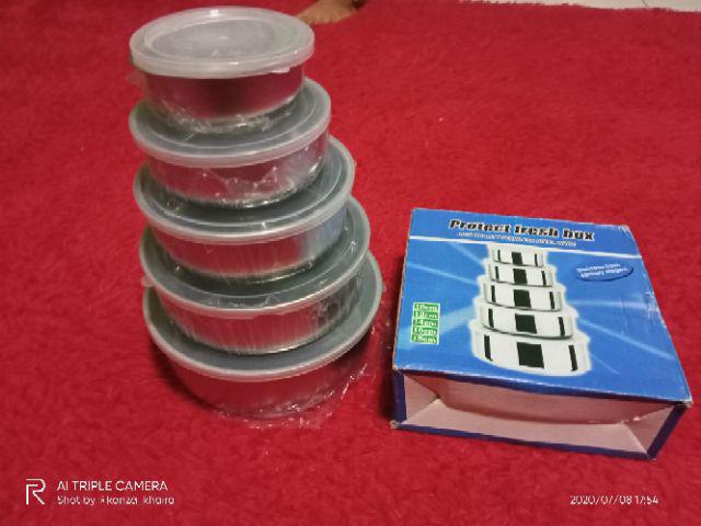 Sls89 Rantang Susun 5 Stainless / Protect Fresh Box-rantang Makan