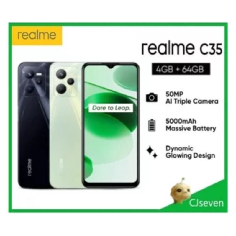realme c35 ram 4/64 dan realme c31 3/32 baru garansi resmi
