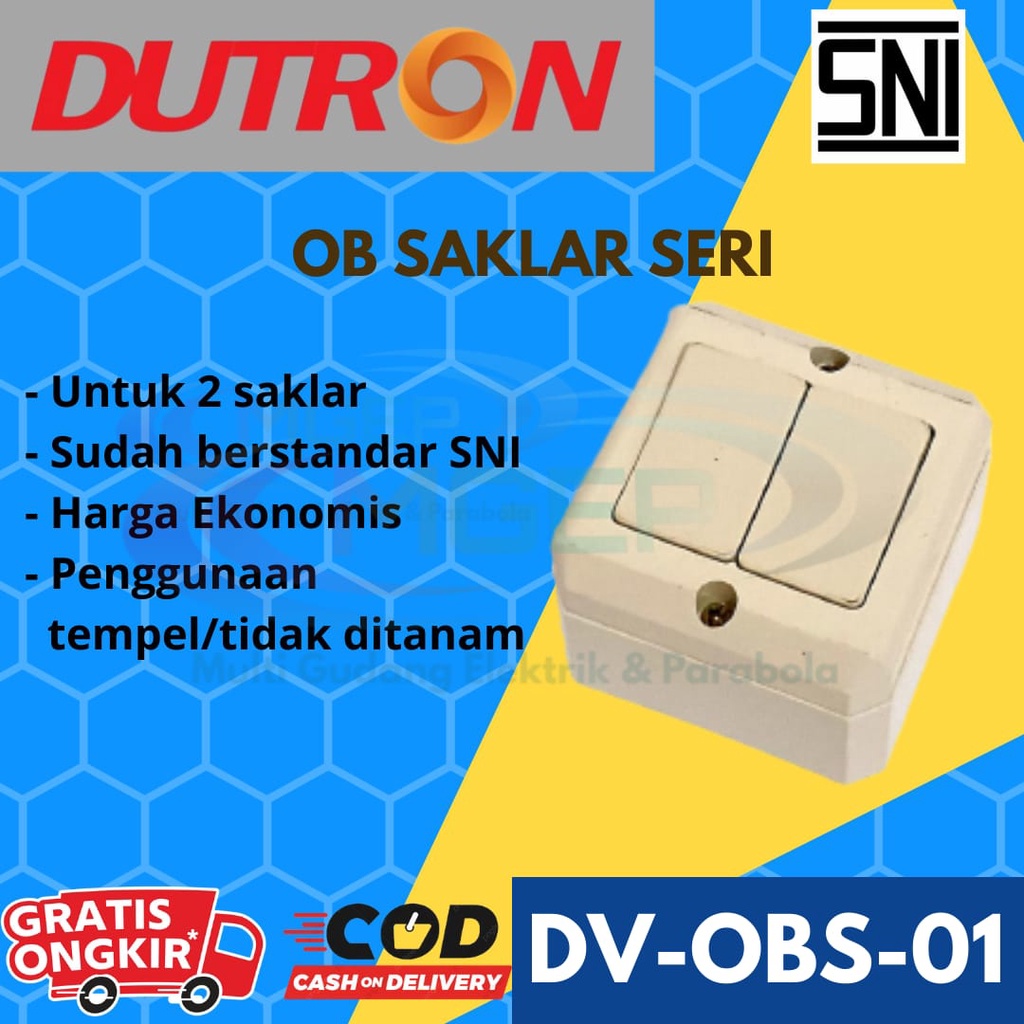 DUTRON Saklar OB Seri Saklar Ganda Outbow Dutron DV OBS 01