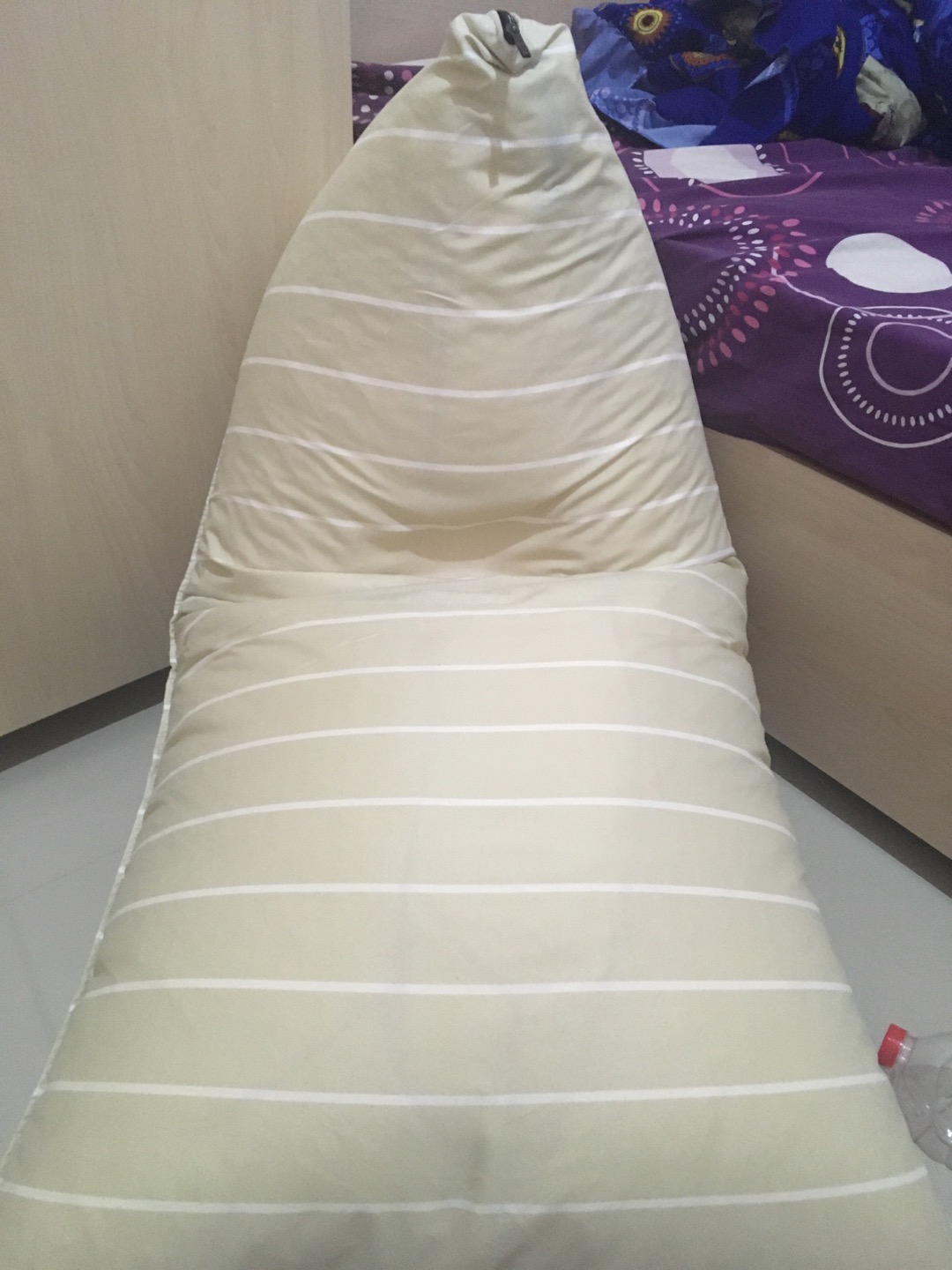 Bean Bag Komplit Isi Triangle / Oval Utk Dewasa Komplit Isi Bahan Waterproof Taslan Dan Katun