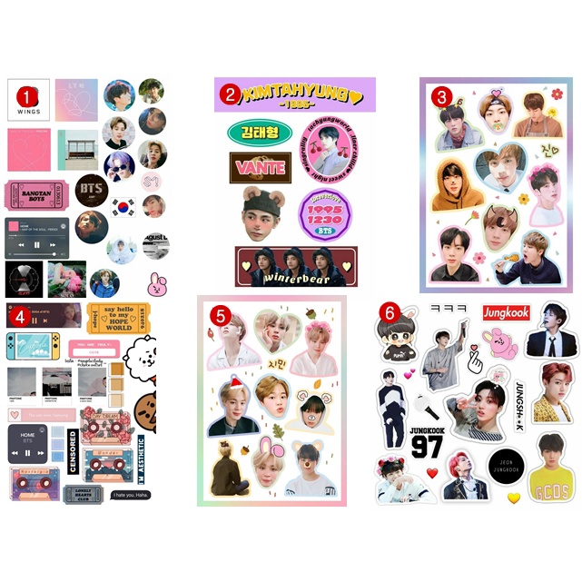 

STICKER BTS / IDOL KPOP