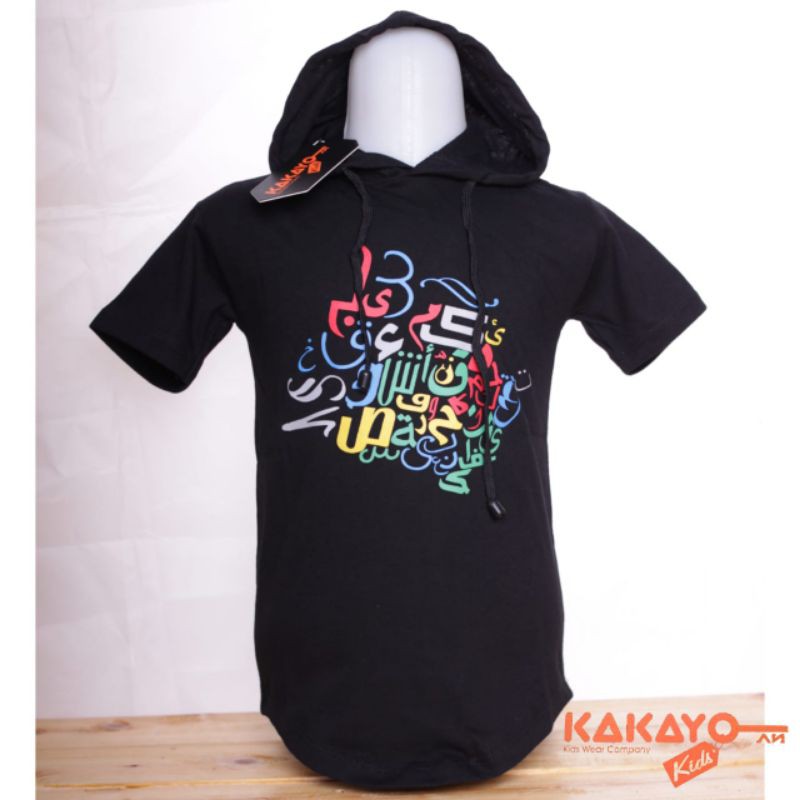 Hoodie anak/Kaos anak muslim /atasan/premium/ bahan katun 30s lembut dengan design distro /Kakayo