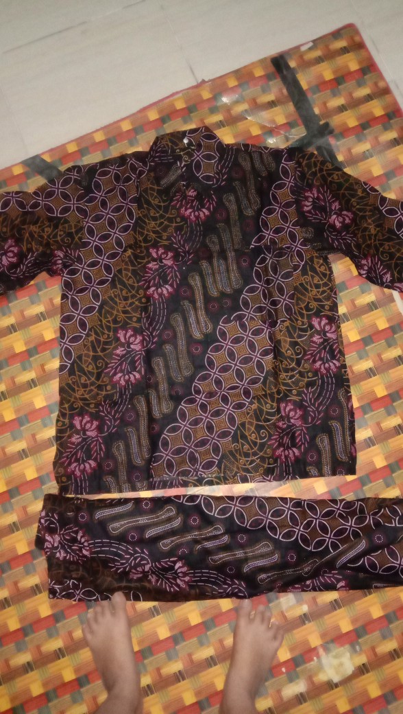 Maura Couple - Sania Ruffle Batik Couple Ori Ndoro Jowi Dnt Garansi Termurah Shopee - Modern Batik