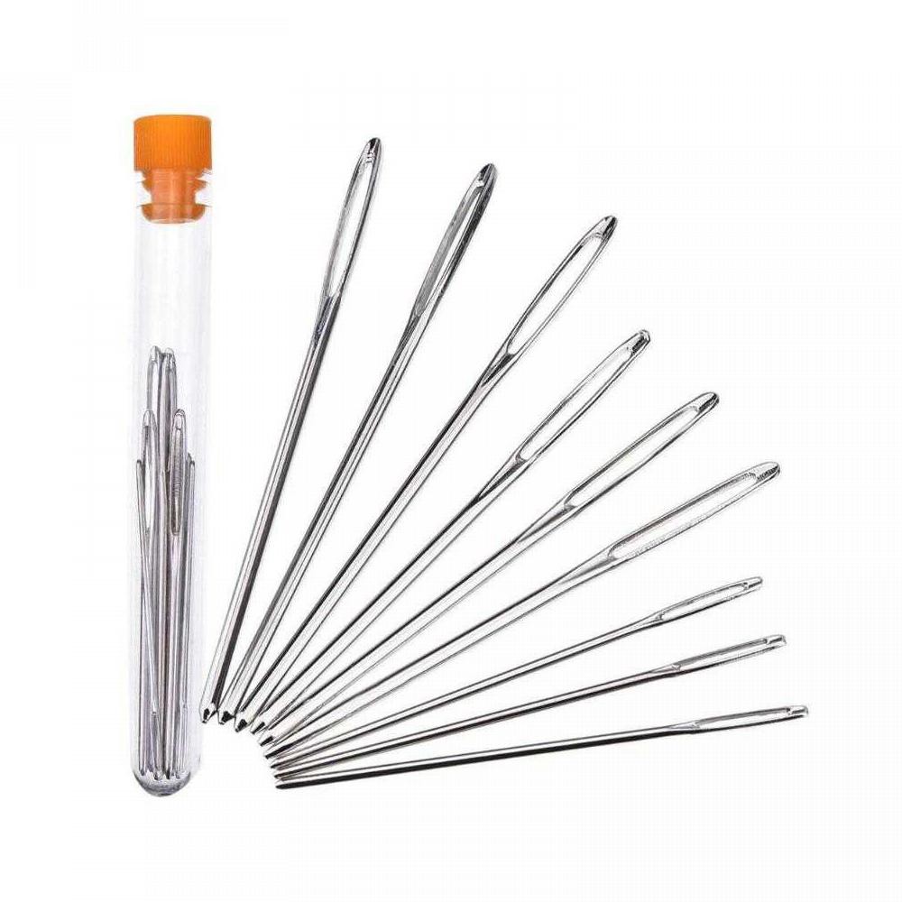 

Jarum Jahit Rajut Tangan DIY Embroidery Needle Hand Stitched 9PCS TPR9
