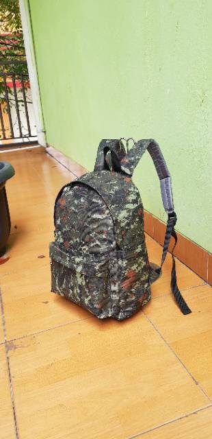 Tas Ransel Army Ransel Wanita Kanvas Fashion Tas Sekolah Siswa untuk Remaja Perempuan Laki Laki Ransel Wanita Warna Polos Kualitas Tas Buku Travel Santai