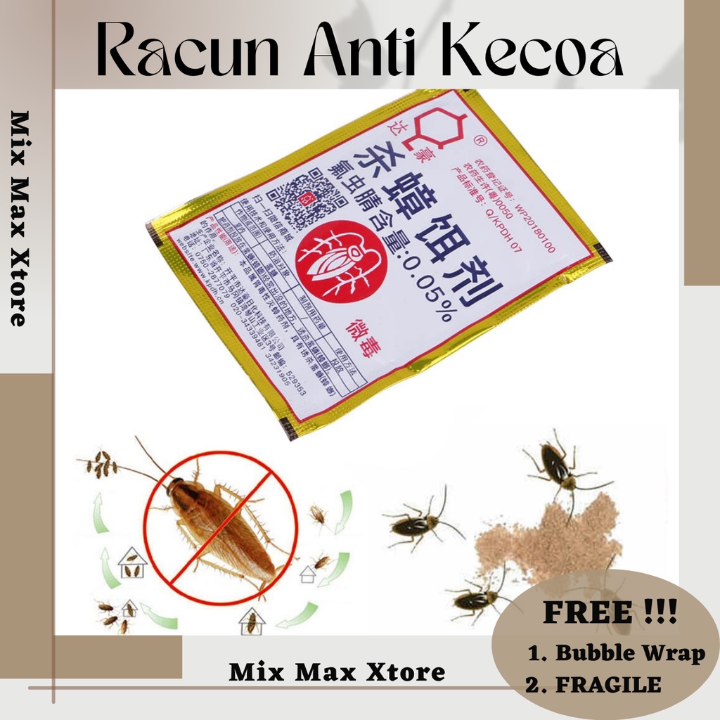 Bubuk Racun Anti Kecoa 1 PCS / Pembasmi Kecoa / Racun Kecoa