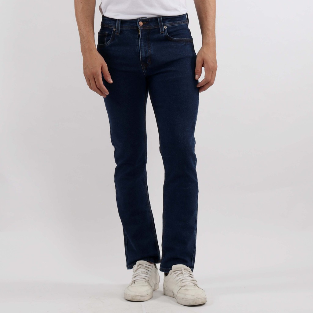  Edwin  Celana Jeans  LA 03 Slim Fit Stretch Pria Panjang 