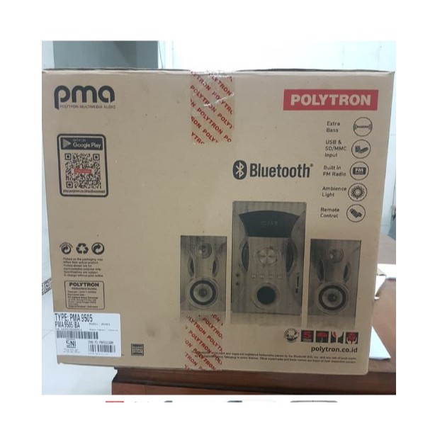 Polytron Speaker Aktif Audio Bluetooth Multimedia PMA 9525 WHITE / BLACK