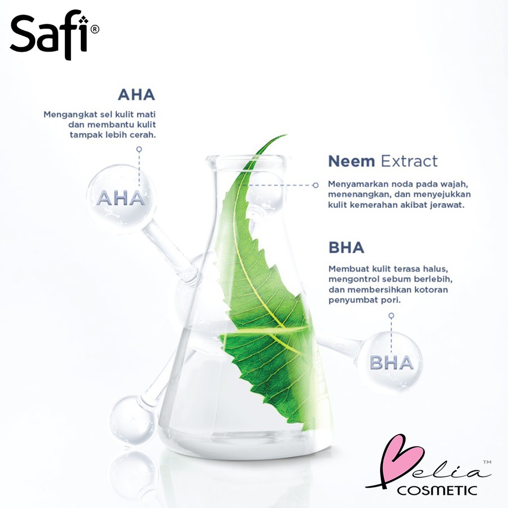 ❤ BELIA ❤ SAFI Acne Expert Series | Toner | Moisturizer | Acne Gel | Cleanser | Facial Wash (✔BPOM)