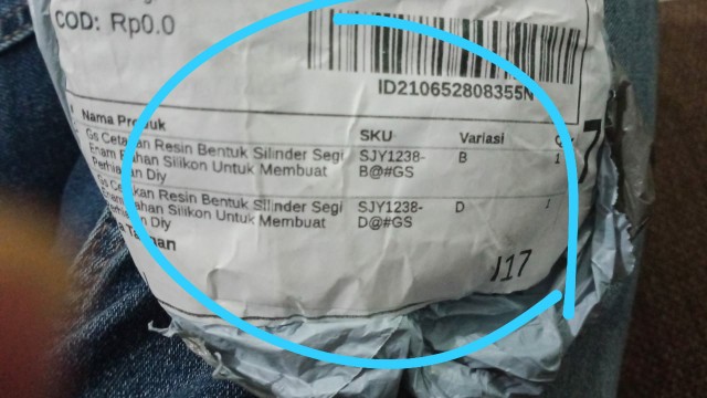 Gs Cetakan Resin Bentuk Silinder Segi Enam Bahan Silikon Untuk Membuat Perhiasan Diy