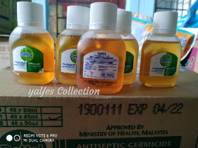 Sabun cair Dettol 45 - 95 - 245 - 495 ml anti bakteri antiseptik perlindungan anak bayi dewasa kuman