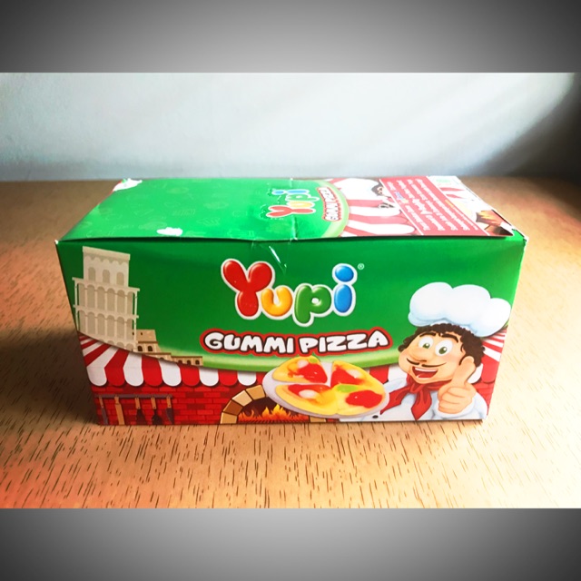 Jual Yupi Gummi Pizza 1 box netto 180 gr isi 12 pcs Shopee Indonesia