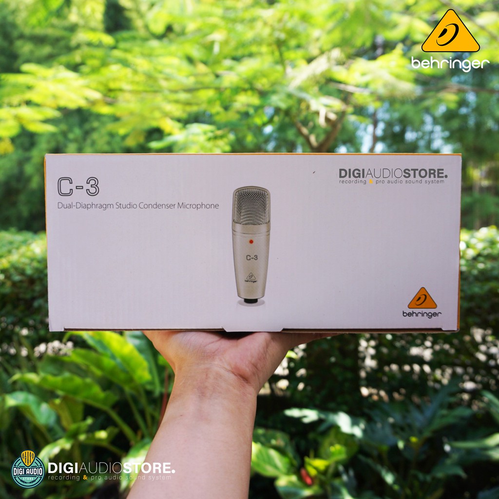 Microphone Condenser BEHRINGER C-3 Recording Mic Dual Diafragma - C3 - Mikrofon Condensor C 3