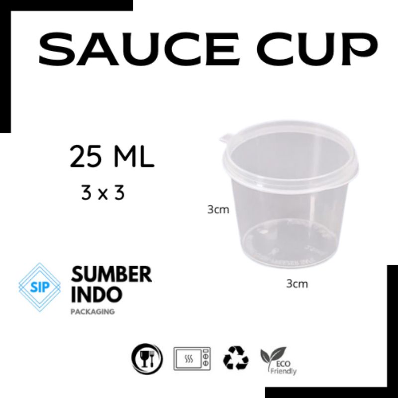 Jual Thinwall Cup Tempat Saus Saos Sambal Sambel Plastik Ml Shopee Indonesia