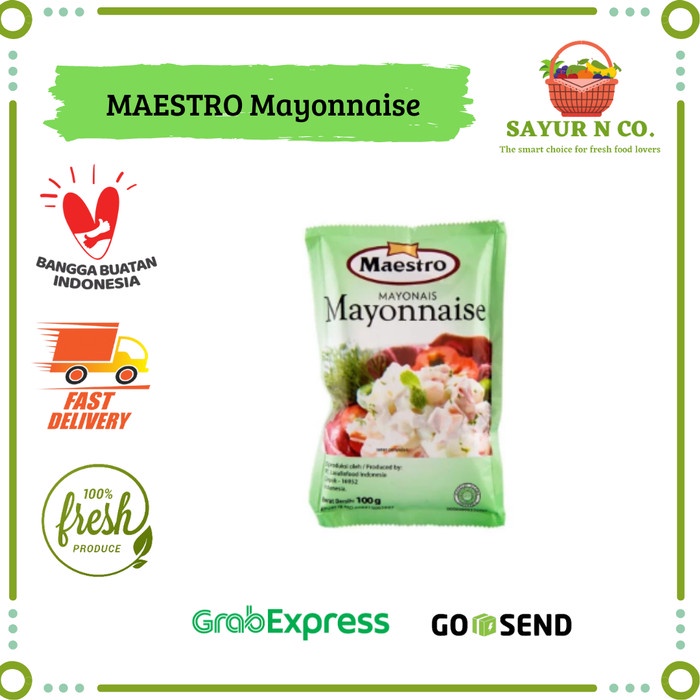 

MAESTRO Mayonnaise Sachet 100gr | Sayur N Co Bekasi