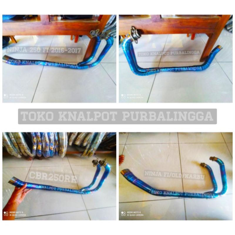 header leheran ninja 250 fi old karbu all new ninja 250 fi kawasaki z250 r25 mt25 cbr250rr CBR 250RR