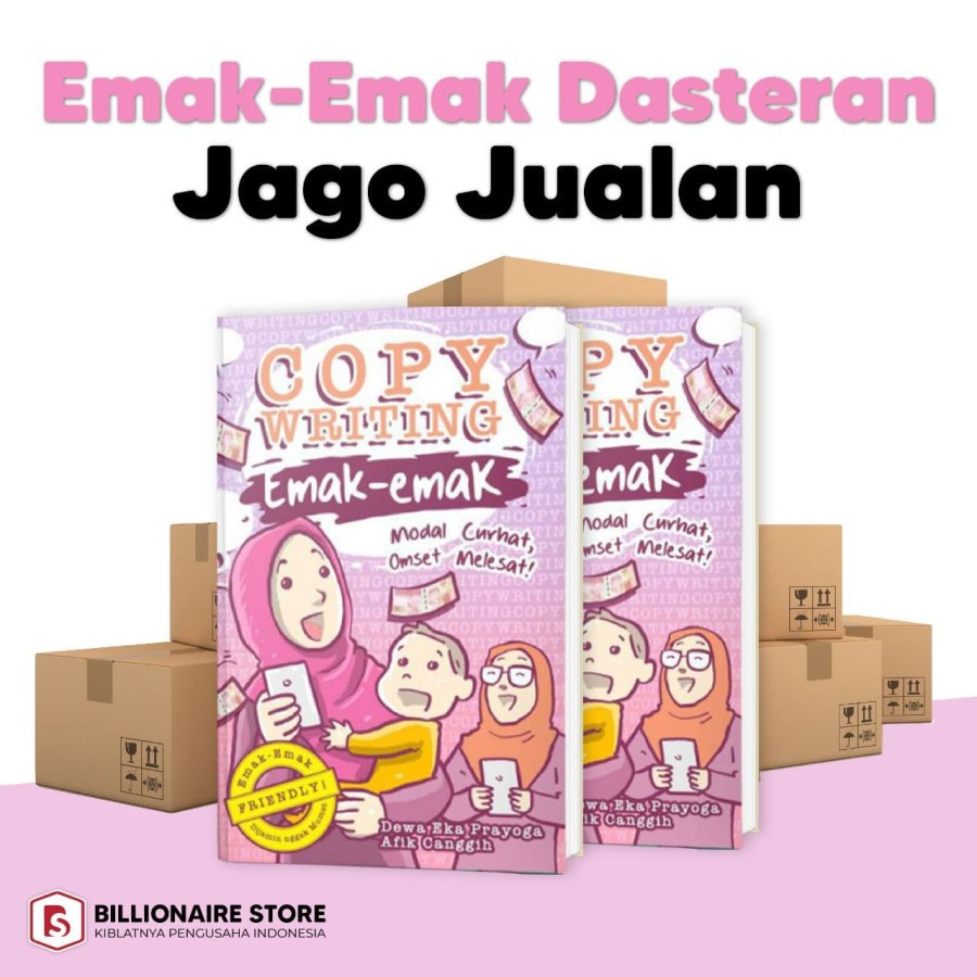 Buku COPYWRITING EMAK-EMAK Billionaire Store Original