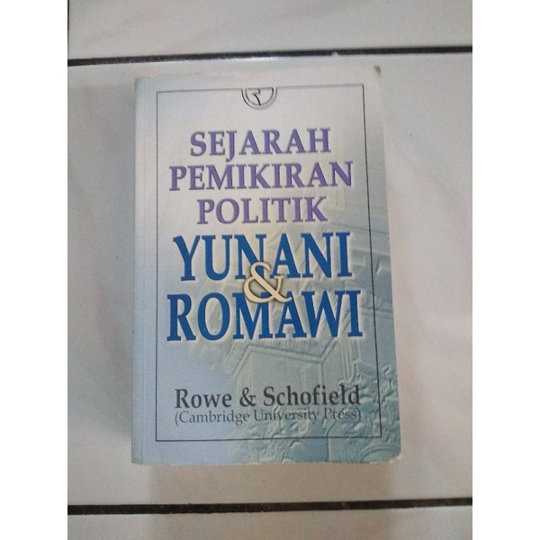 Buku Sejarah Pemikiran Politik Yunani dan Romawi - Sejarah Eropa Benua Biru