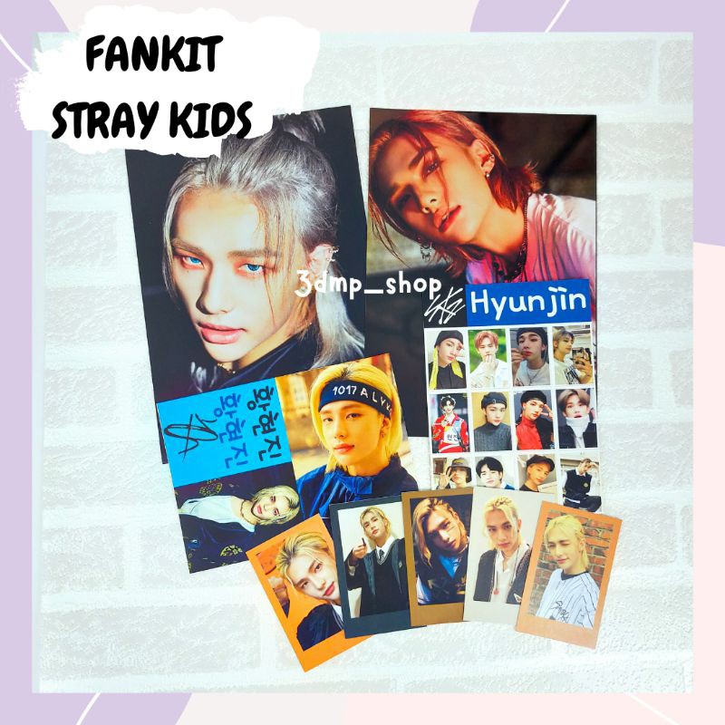 Paket Fankit Fangirl Stray Kids Han Ji-Sung, Hyunjin, Lee Know, Seungmin, Felix, I.N Kpop