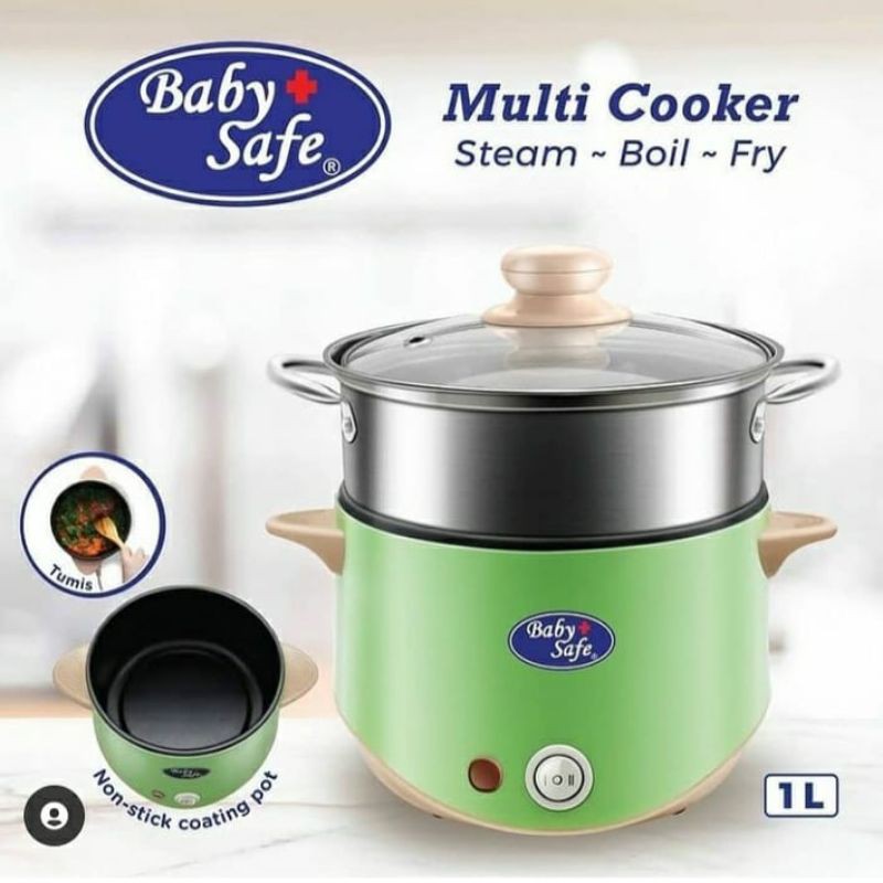 Alat Masak Serbaguna Multi Cooker Baby Safe / Alat Masak Pengolah Makanan MPASI Bayi LB011 / Panci L